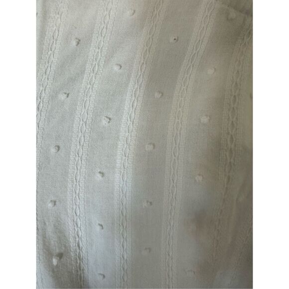 White Summer Ruffle Sleeve Dress - Picture 7 of 9